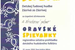 Oravské spievanky 2018