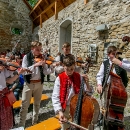 Omše sa zúčastnila aj ľudová hudba Jetelinka z Istebnej z Poľska.